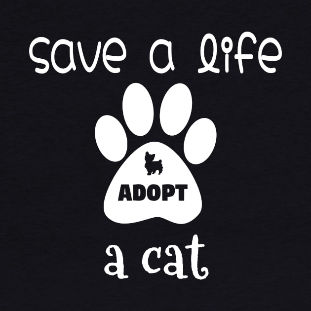 save a life..adopt a cat by summerDesigns